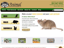 Tablet Screenshot of animal-pestcontrol.com